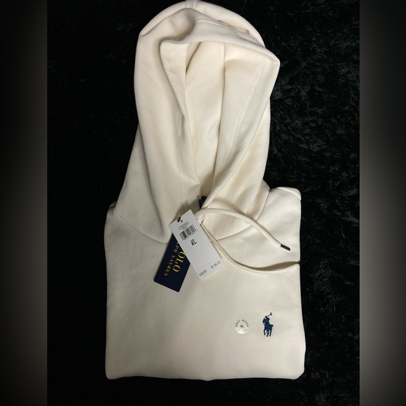 Ralph Lauren Polo Cream Mens Hoodie Size XL - Picture 9 of 9